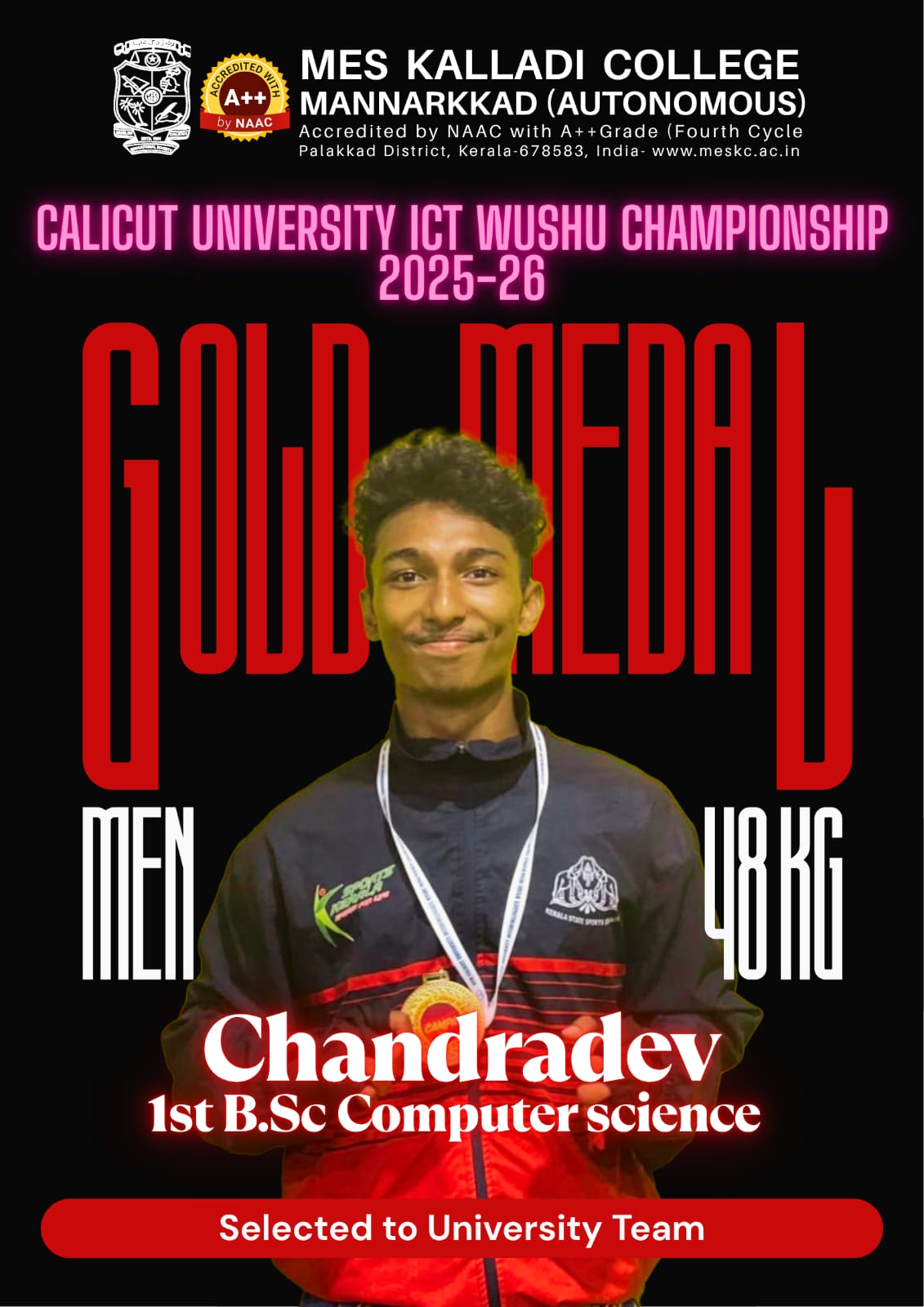 Calivut University ICT Wushu Championship