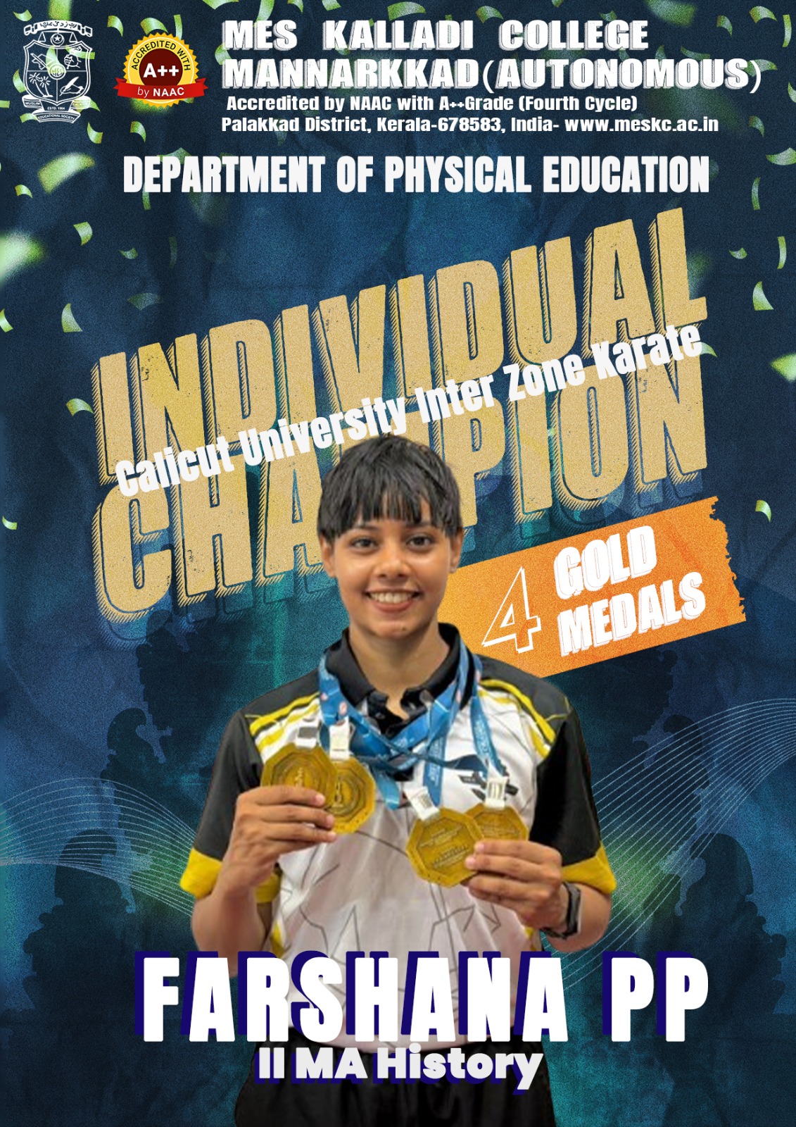 Calicut University Interzone Individual Karate Championship
