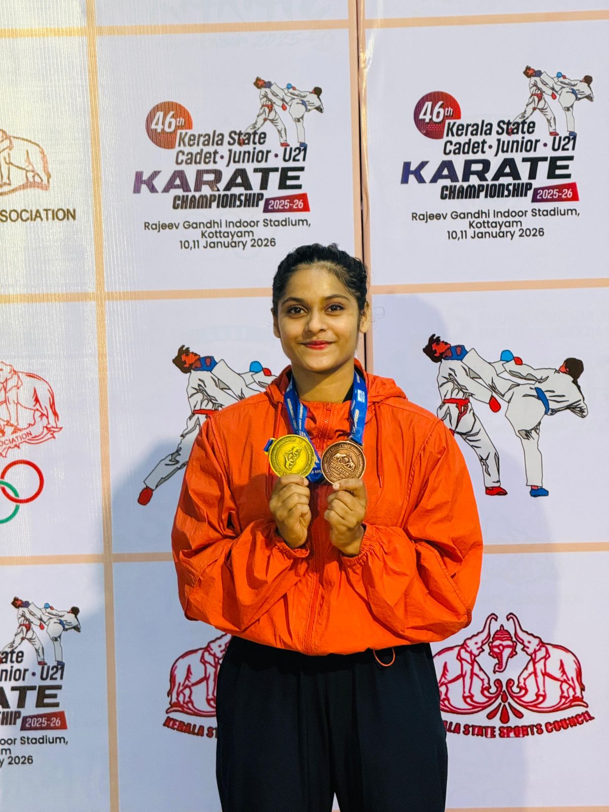 Gold Medal – U21 Individual Kata & Bronze Medal – U21 Individual Kumite (-61 kg)