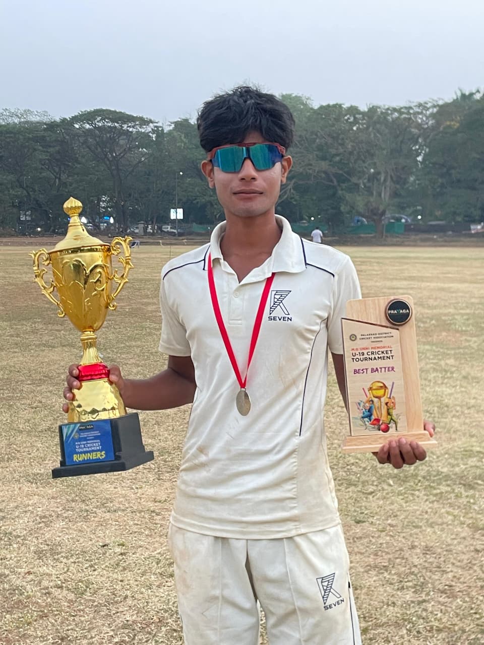 Sports GOKUL -IV BCA-Palakkad district U19 runner up and best batter
