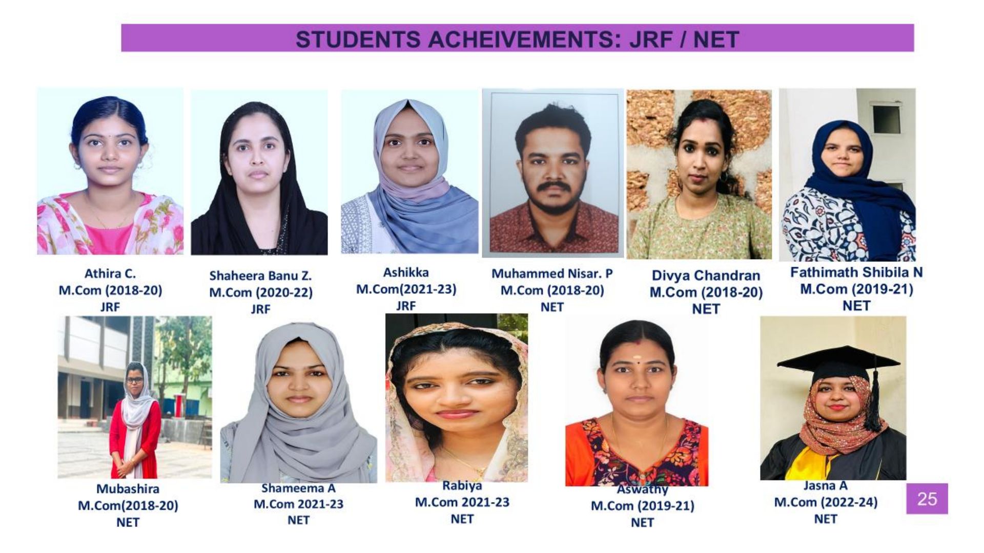 Department of Commerce-UGC NET/JRF Holders
