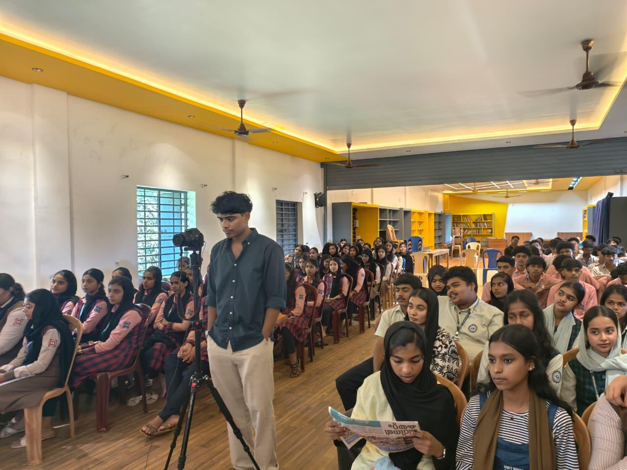 Extension Activity - News Reading Competition at KAHHSS Kottoppadam